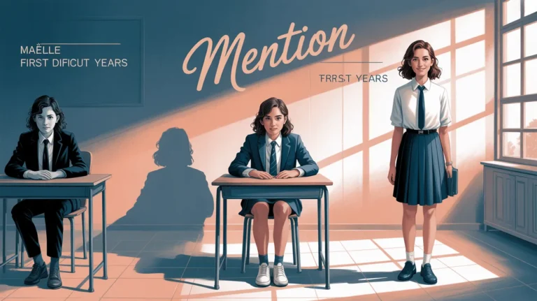 Maëlle. 2 premières années compliquées, la révélation en 3° année puis la mention